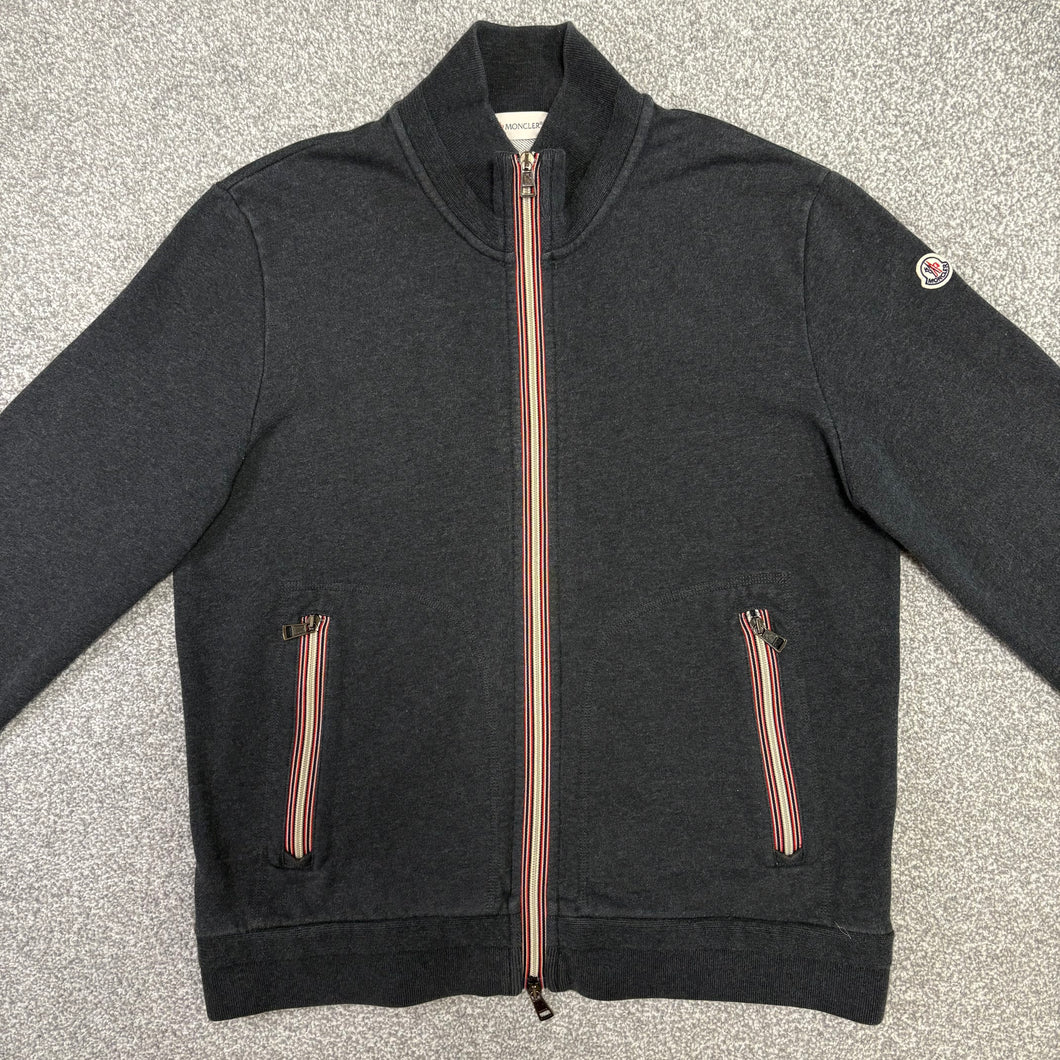 Moncler Zip-Up Dark Grey Size XXL