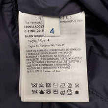 Load image into Gallery viewer, Moncler Barn Reversible Bomber Jacket Navy Size 4
