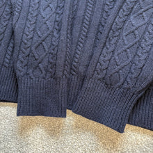 Load image into Gallery viewer, Moncler Tricot Half Zip Navy Size Large

