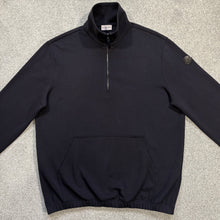 Load image into Gallery viewer, Moncler Half Zip Sweatshirt Navy Size Large
