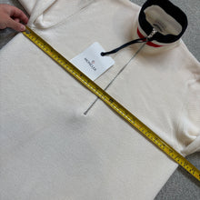 Load image into Gallery viewer, Moncler Half Zip Tricot Cream Size Medium
