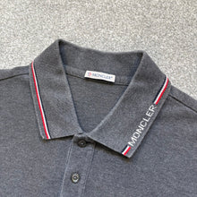Load image into Gallery viewer, Moncler Polo Dark Grey Size Large
