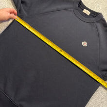 Load image into Gallery viewer, Moncler Tape Logo Sweatshirt Navy Size Large
