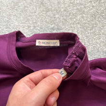 Load image into Gallery viewer, Moncler Double Logo T-Shirt Purple Size Medium
