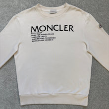 Load image into Gallery viewer, Moncler Sweatshirt Cream Size Small
