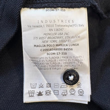 Load image into Gallery viewer, Moncler Polo Long Sleeve Navy Size XL
