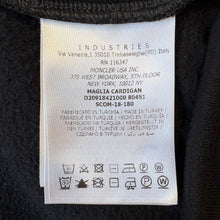Load image into Gallery viewer, Moncler Double Zip Cardigan Navy Size Large
