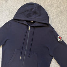 Load image into Gallery viewer, Moncler Zip-Up Hoodie Navy Size Medium
