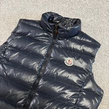 Load image into Gallery viewer, Women’s Moncler Ghany Gilet Navy Size 3
