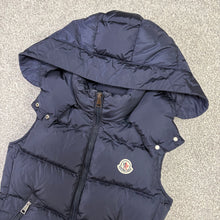 Load image into Gallery viewer, Women’s Moncler Gallinule Gilet Navy Size 0
