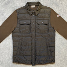 Load image into Gallery viewer, Moncler Tricot Overshirt Khaki Size Medium
