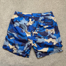 Load image into Gallery viewer, Moncler Swimshorts Camo Blue Size Medium
