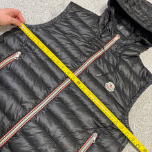 Load image into Gallery viewer, Moncler Naples Gilet Black Size 3
