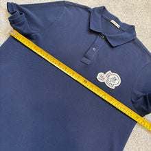 Load image into Gallery viewer, Moncler Double Logo Polo Navy Size Medium
