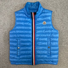 Load image into Gallery viewer, Moncler Blavet Gilet Light Blue Age 14
