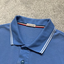 Load image into Gallery viewer, Moncler Polo Light Blue Size Medium
