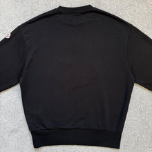 Load image into Gallery viewer, Moncler Logo Sweatshirt Black Size Medium
