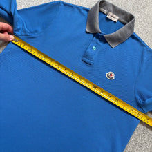 Load image into Gallery viewer, Moncler Polo Long Sleeve Blue Size Small
