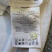Load image into Gallery viewer, Moncler Polo White Size Medium
