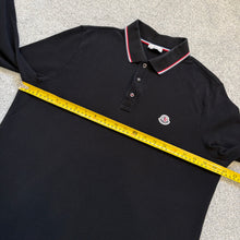 Load image into Gallery viewer, Moncler Polo Long Sleeve Black Size Large
