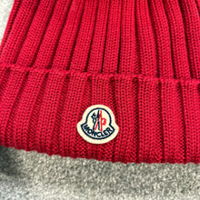 Load image into Gallery viewer, Women’s Moncler Pom-Pom Beanie Dark Pink SzUNI

