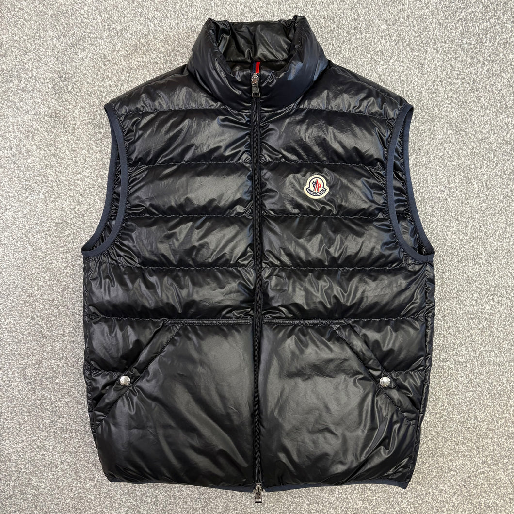 Moncler Aube Gilet Dark Navy Size 1