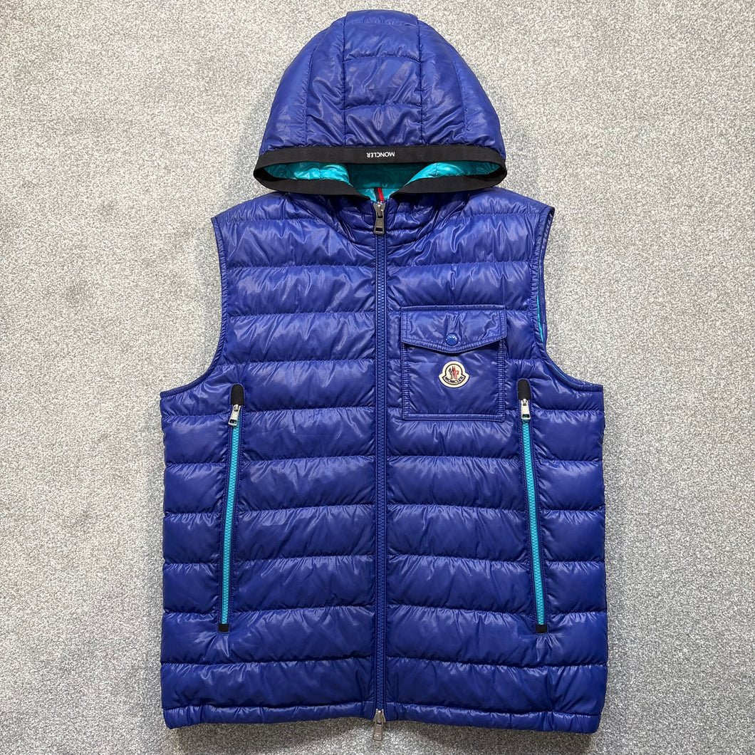 Moncler Ragot Gilet Blue Size 3