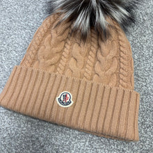 Load image into Gallery viewer, Women’s Moncler Pom-Pom Beanie Salmon Pink SzUNI
