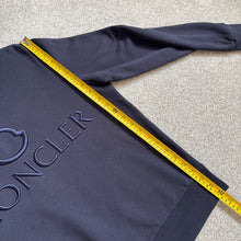 Load image into Gallery viewer, Moncler Embroidered Sweater Navy Size Medium

