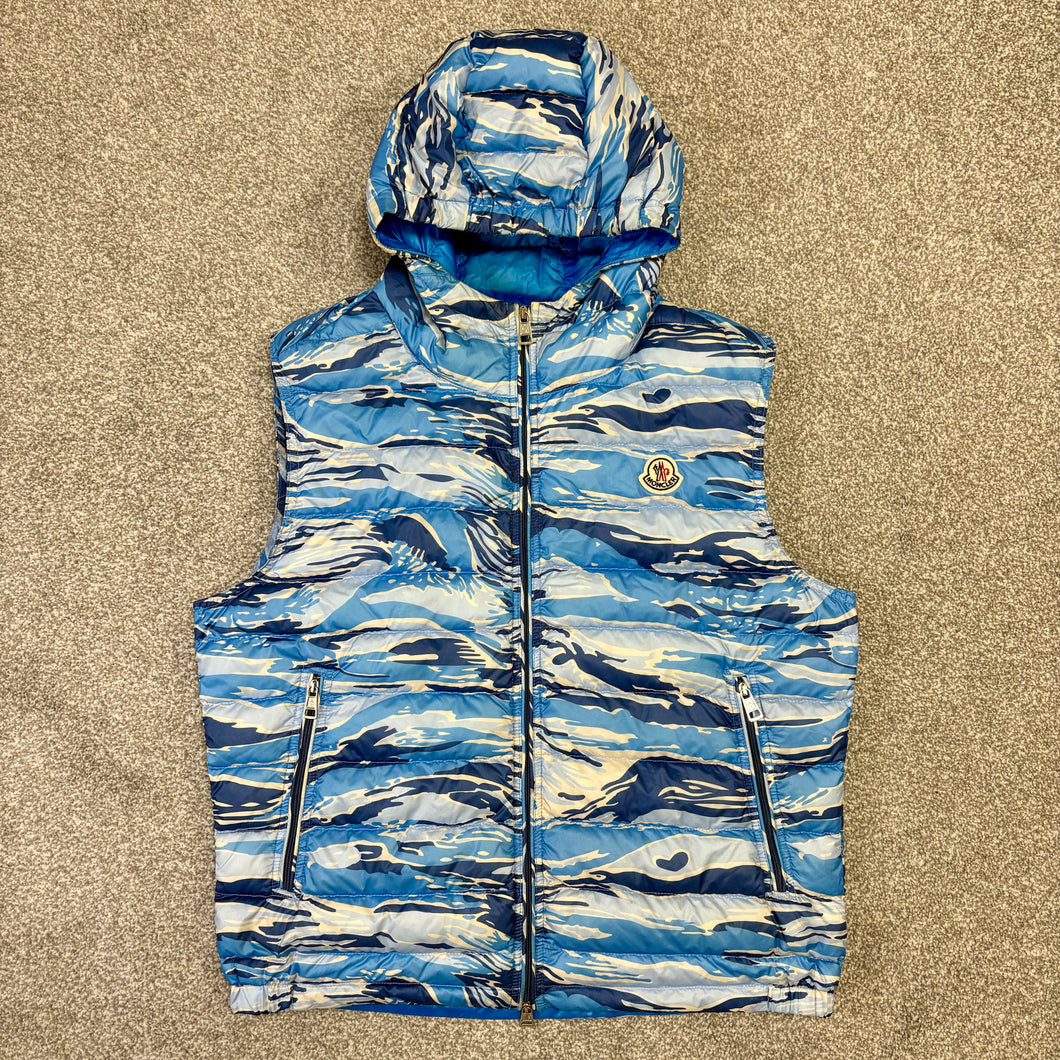 Moncler Patrick Camo Blue Size 2