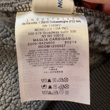 Load image into Gallery viewer, Moncler Fleece Lined Zip-Up Grey Size Large
