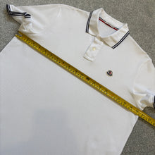 Load image into Gallery viewer, Moncler Polo White Size Medium
