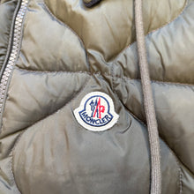 Load image into Gallery viewer, Moncler Maglia Gilet Khaki &amp; Navy Size Large
