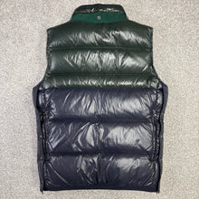 Load image into Gallery viewer, Moncler Balmat Gilet Green &amp; Navy Size 3
