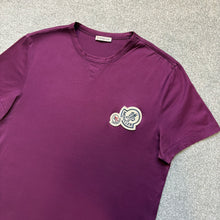 Load image into Gallery viewer, Moncler Double Logo T-Shirt Purple Size Medium
