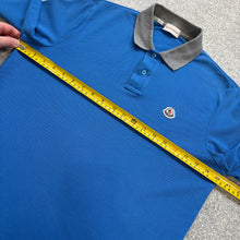 Load image into Gallery viewer, Moncler Polo Long Sleeve Blue Size Medium
