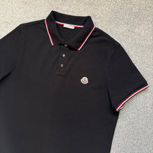 Load image into Gallery viewer, Moncler Polo Black Size Large
