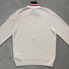 Load image into Gallery viewer, Moncler Half Zip Tricot Cream Size Medium
