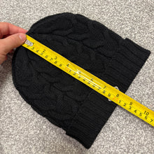Load image into Gallery viewer, Boy’s Moncler Ribbed Beanie Black Size Large
