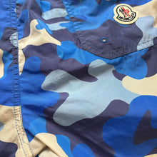 Load image into Gallery viewer, Moncler Swimshorts Camo Blue Size Medium
