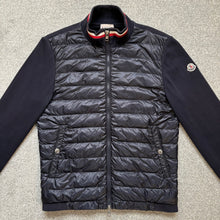 Load image into Gallery viewer, Moncler Padded Zip-Up Navy Size Small

