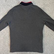 Load image into Gallery viewer, Moncler Long Sleeve Polo Dark Grey Size Large
