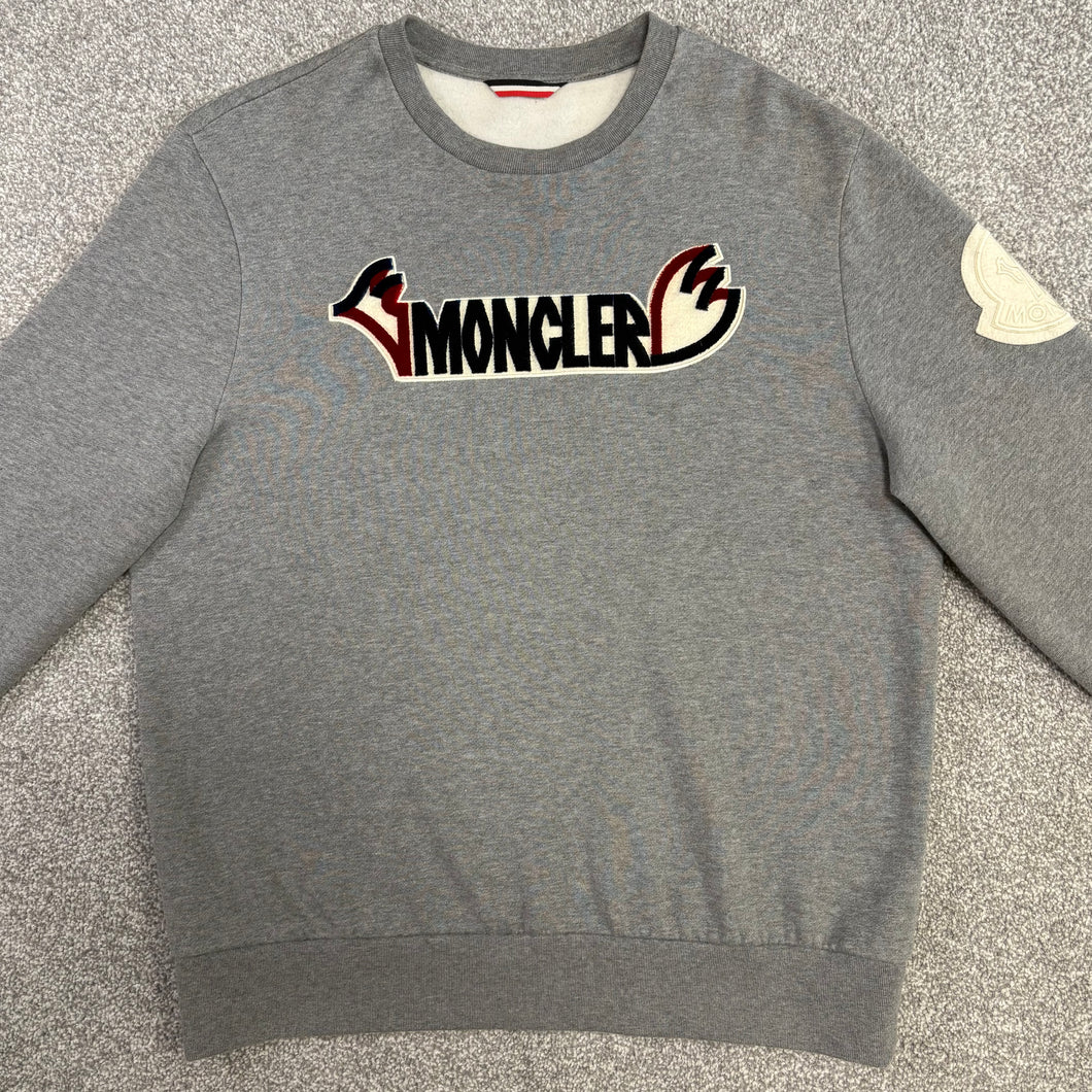 Moncler Genius Sweatshirt Grey Size Large