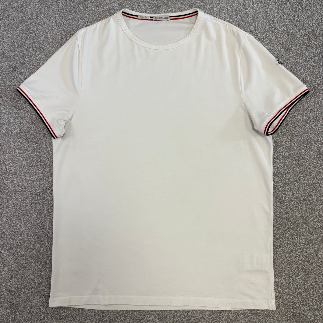 Moncler T-Shirt White Size XXL