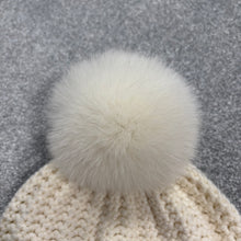 Load image into Gallery viewer, Women’s Moncler Pom-Pom Beanie Cream SzUNI
