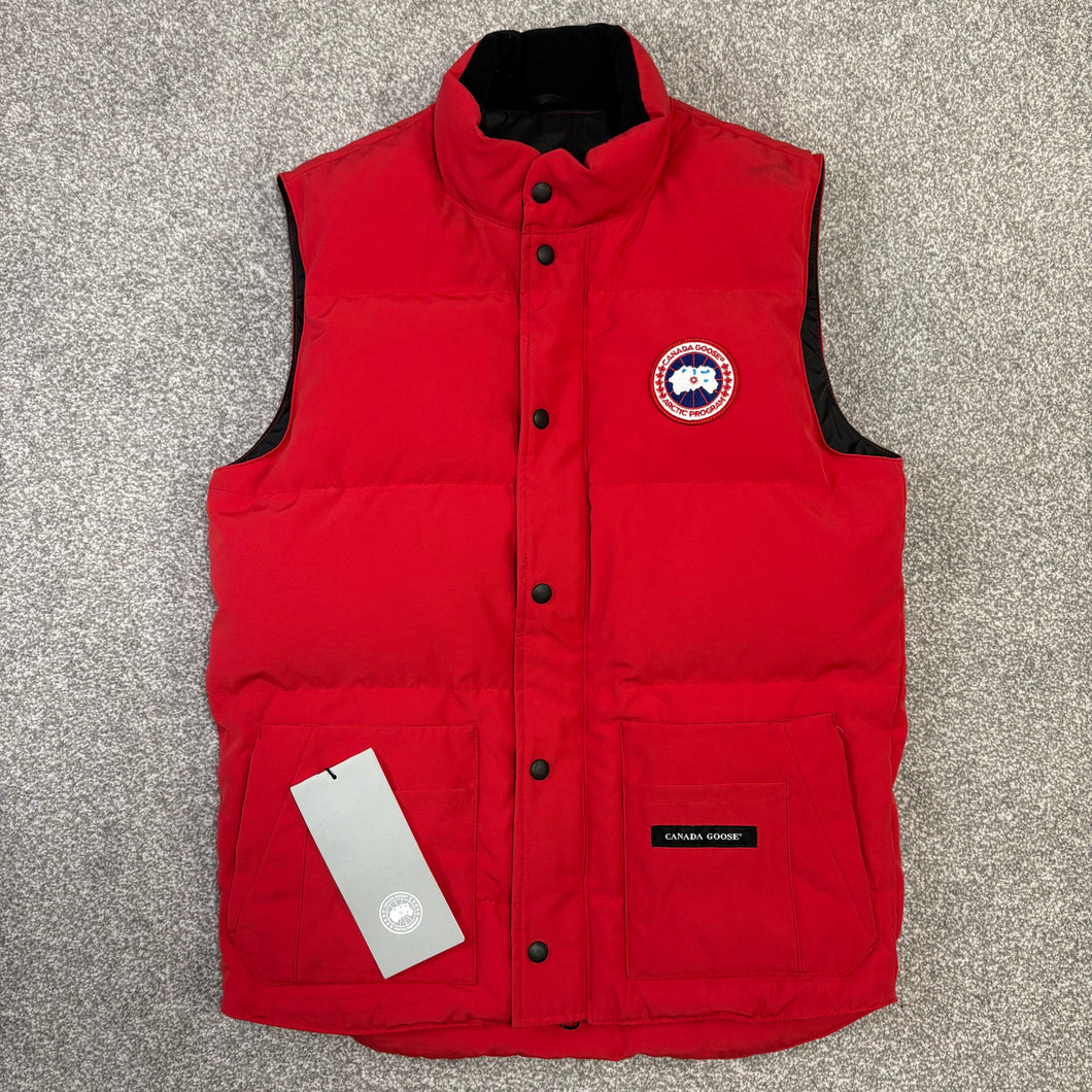 Canada Goose Freestyle Gilet Red Size Small