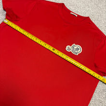 Load image into Gallery viewer, Moncler Double Logo T-Shirt Red Size XL
