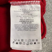 Load image into Gallery viewer, Moncler Sweatshirt Red Age 12
