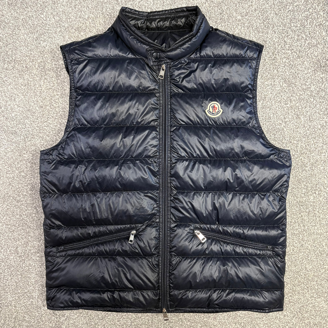 Moncler Gui Gilet Navy Size 4