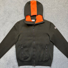 Load image into Gallery viewer, Moncler Tricot Cardigan Khaki &amp; Orange Size Medium
